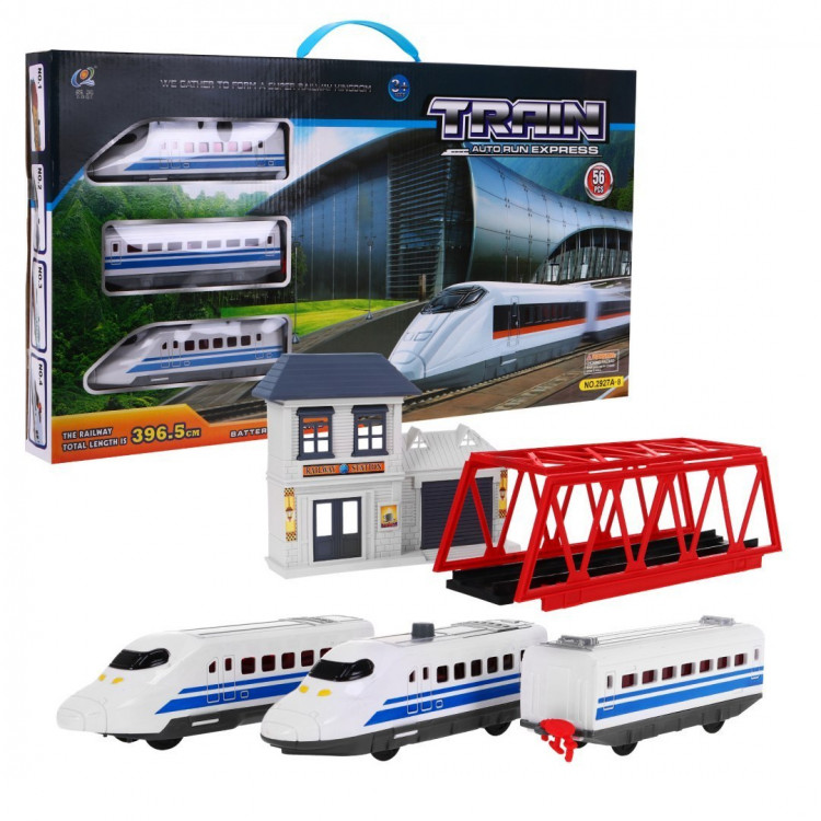 Železničná dráha s vlakom - 56 položiek